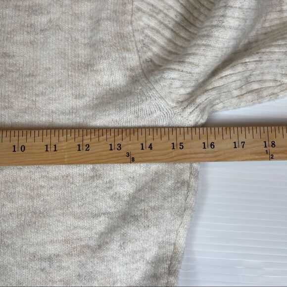 Anthropologie Shrinking Violet Sweater Dress Tunic Ivory Alpaca Blend Size S - Picture 5 of 7